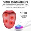 Tung Tongue Gel, Fresh Mint Tongue Cleaner Paste, Bad Breath Odor Eliminator, Halitosis Defense, BPA Free, USA Made (2-Pack) view 4