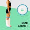 100% Waterproof Adult Cast Covers for Shower Leg, Resuable 28" Long,Easy to wear, Cast shower cover leg,foot bag for showering, post surgery waterproof foot boot covers, Plastic bag to cover leg view 2