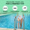100% Waterproof Adult Cast Covers for Shower Leg, Resuable 28" Long,Easy to wear, Cast shower cover leg,foot bag for showering, post surgery waterproof foot boot covers, Plastic bag to cover leg view 3