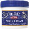Wright's Silver Cleaner and Polish Cream, 8 Ounce, Gently Clean and Remove Tarnish for Jewelry, Pewter, and Sliver Without Scratching, Ammonia Free view 1