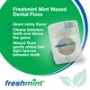 144 Spools of Freshmint 12 Yards Mint Waxed Dental Floss view 2