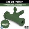 Bas Rutten O2Trainer: Breathing Muscle Training Device  Lung Power & Endurance Tool for Athletes, Singers & High-Altitude Performance  Diaphragmatic Respiratory Trainer  16 Resistance Caps  Green view 2
