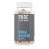 Pure for Men Original Cleanliness Stay Ready Fiber Supplement | Helps Promote Digestive Regularity | Psyllium Husk, Aloe Vera, Chia Seeds, Flaxseeds | Proprietary Formula | 60 Vegan Capsules view 1