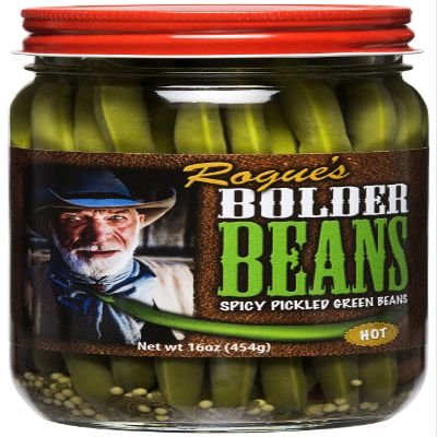 Bolder Beans Pickled Green Beans - 3-Pack 16oz (Hot)
