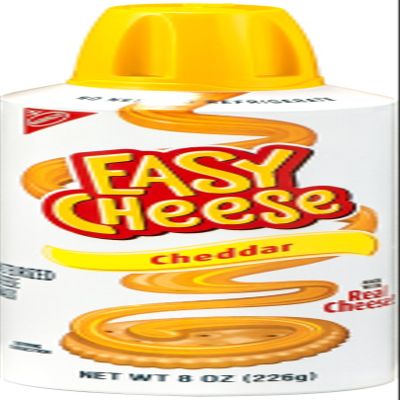 Kraft Easy Cheese, Cheddar, 8 oz (Pack of 6)