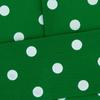 1.5" Grosgrain Ribbon White Dots 580 Emerald 25yd view 1
