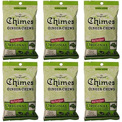 (6 PACK) - Chimes - Ginger Chews - Original | 42.5g | 6 PACK BUNDLE by Chimes