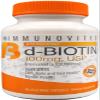 IMMUNOVITES High Dose Biotin (as d-Biotin, USP) 100mg (Equivalent to 100,000mcg) 90 Capsules, High Potency view 1