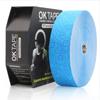(2in X 103 Feet) OK TAPE PRO Bulk Kinesiology Tape, Original Elastic Latex Free Kinesiology Therapeutic Tape, Free Cut Printed, Blue+Blue view 1