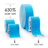 (2in X 103 Feet) OK TAPE PRO Bulk Kinesiology Tape, Original Elastic Latex Free Kinesiology Therapeutic Tape, Free Cut Printed, Black+White view 3