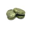 Windfulogo 4Pcs Hot Massage Stones Set Natural Green Jade Heated Warmer Stone for Spa Massage 2.36 x 3.14in (6x8cm) view 1