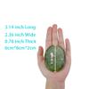 Windfulogo 4Pcs Hot Massage Stones Set Natural Green Jade Heated Warmer Stone for Spa Massage 2.36 x 3.14in (6x8cm) view 3