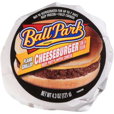 Ball Park Cheeseburger Sandwich 4.306 oz--Pack of 12