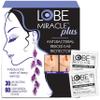 Lobe Miracle Plus Kit - Clear Earring Support Patches & Included Antiseptic Wipes - Earring Backs for Droopy Ears - Ear Care Products for Heavy Earring Support (60 Patches & 30 Swabs)
