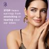 Lobe Miracle Plus Kit - Clear Earring Support Patches & Included Antiseptic Wipes - Earring Backs for Droopy Ears - Ear Care Products for Heavy Earring Support (60 Patches & 30 Swabs) view 2