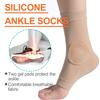Povihome Elasticated Malleolar Sleeve with Two Gel Pads for Ankle Bone Cushioning & Protector, Great for Running, Skating, Cleats and Athletic Footwear - 1 Pair view 2