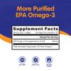 OmegaVia EPA 500, Purified Omega-3 Fish Oil Supplement, 500 mg EPA in Triglyceride Form, Burpless Fish Oil, Non-GMO, Gluten-Free, IFOS 5-Star, 120 Softgels view 3