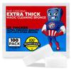 100 Pack Extra Thick Magic Cleaning Sponges - Eraser Sponge for All Surfaces - Double Thickness - Kitchen-Bathroom-Furniture-Leather-Car-Steel - Just Add Water - Melamine - Universal Cleaner view 1