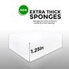 100 Pack Extra Thick Magic Cleaning Sponges - Eraser Sponge for All Surfaces - Double Thickness - Kitchen-Bathroom-Furniture-Leather-Car-Steel - Just Add Water - Melamine - Universal Cleaner view 3