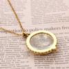 Sherry Magnifiers 5X Antique Hanging Magnifier Hollow Out Necklace Pendant Map Reading Magnifying Glass (Gold 02) view 4