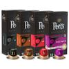 Peet's Coffee, Dark and Medium Roast Espresso Capsules Variety Pack, Compatible with Nespresso Original Machine, 100% Arabica Coffee - Intensity 8-11, 40 Count (4 Boxes of 10 Espresso Capsules) view 1