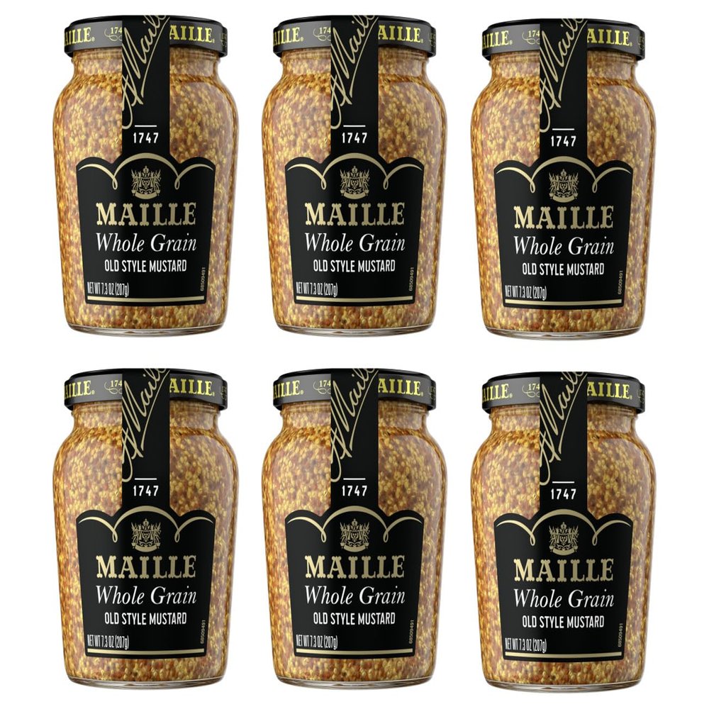Maille Mustard, Old Style, 7.3 oz (Pack of 6)