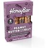 HoneyBar Snack Bar, Peanut Butter & Jelly, Gluten-Free, Non-GMO, Vegetarian, 1.4 oz bar, 5 count view 3