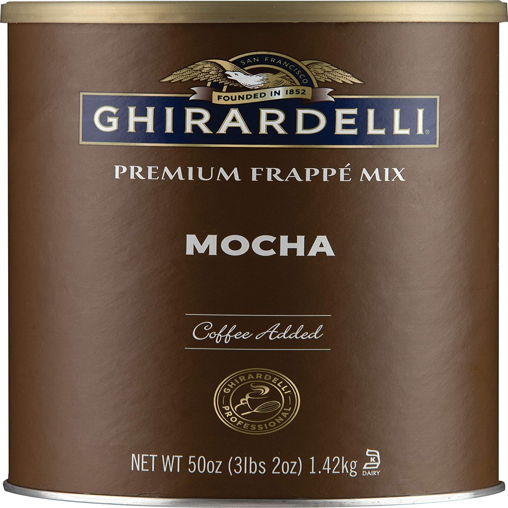 Ghirardelli Mocha Frappe, Powder, 3.12 lb (Pack of 1)