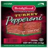 Bridgford Sliced Turkey Pepperoni 4 oz Pack of 3 - Pepperoni Slices for Pizza and Sandwiches - Protein-Rich Naturally Smoked Slices for Low-Carb Keto Diets and Healthy Snacking view 2