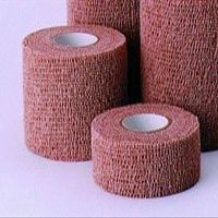 1003425 Pt# 3200Tn Bandage Coflex Latex Ns Elastic 2"X5Yd Cohesive Tan Roll 36/Bx Made by Andover Coated Products