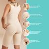 Marena SFBHS Womens Girdle with High Back, Short-Length - Post-surgical Shapewear Support - XX-Small, Black view 3