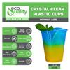 Clear Plastic Disposable Pet Cups | 12 oz Cups, 200 Pack | Crystal Clear PET Cup | Cold Smoothie | Iced Coffee Go Cups | Ideal for Coffee, Parfait, Juice, Soda, Cocktail, Party Cups (12oz, 200 count) view 4