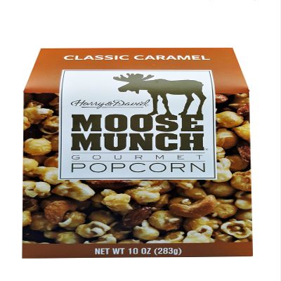 Harry & David Moose Munch Gourmet Popcorn Classic Caramel 10 oz Package