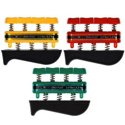 3-Pack of Hand Exercisers - Resistance Levels (1.5 lbs / 3 lbs / 5 lbs) Y