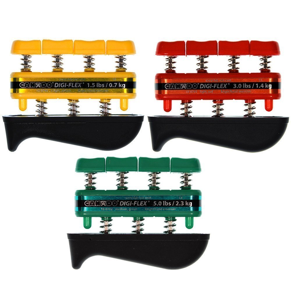 3-Pack of Hand Exercisers - Resistance Levels (1.5 lbs / 3 lbs / 5 lbs) Y