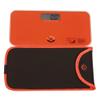 NewlineNY Red-Orange Mini Bathroom Scale + Travel Slip Case SBB0720M-NYRO + NY-MSS101-BRO view 1