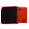 NewlineNY Red-Orange Mini Bathroom Scale + Travel Slip Case SBB0720M-NYRO + NY-MSS101-BRO view 4