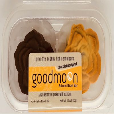GoodMoon Adzuki Bean Bars, Original flavor & Chocolate