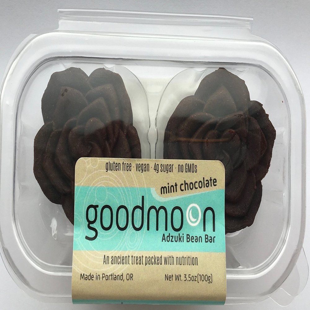 GoodMoon Adzuki Bean Bars, Chocolate Mint