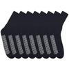 Nobles Assorted Black Diabetic Anti Skid/No Slip Hospital Gripper Socks, Great for Adults, Men, Women. Designed for Medical Hospital Patients but Great for Everyone (Size 10-13 - 9 Pairs) view 1