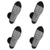 Nobles Assorted Black Diabetic Anti Skid/No Slip Hospital Gripper Socks, Great for Adults, Men, Women. Designed for Medical Hospital Patients but Great for Everyone (Size 10-13 - 9 Pairs) view 3