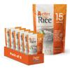 Better Than Pasta Organic Shirataki Rice  USDA Organic, Zero Net Carbs, Keto & Diabetic Friendly, Gluten-Free, Wheat-Free, Low-Calorie, Plant-Based, Non-GMO, No Odor, Ready-to-Eat Konjac Noodles  14oz (Pack of 6) view 1