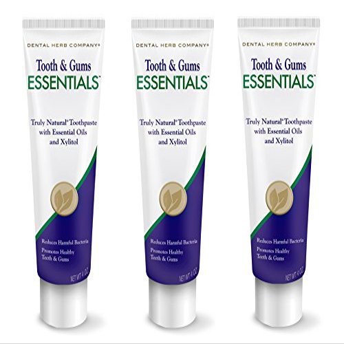Dental Herb Company - Essentials Toothpaste (4 oz.) Fluoride-Free (3 Pack)