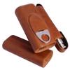 AMANCY Portable Cigar Case Flask Gift Set - 2 Finger Cigar Case with 2 Oz Stainless Steel Flask and Cutter view 4
