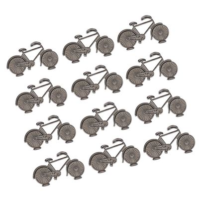 12pcs Wedding Name Number Memo Place Card Holders Metal Bicycle Bike Shape Photo Clips for Wedding Birthday Party Banquet Table Decorations
