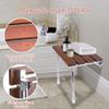 JCWANGDEFU Folding Shower Seat Wall Mounted Bathroom Bathtub Safety Stool Chair, Solid Wood, with Support Legs, Load of 350 lbs, 14.88"(L)*12"(W)*17.12"(H) (Wood) view 4