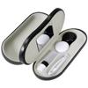 Healifty Double Sided Contact Lens Case, Contact Lens Travel Case with Built-in Mirror, Tweezer and Contact Solution Bottle, Leak Proof Daily Glasses and Contact Case 2 in 1 for Travel view 1