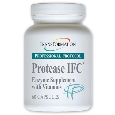 TRANSFORMATION THE GENESIS OF GOOD HEALTH Enzyme Protease IFC Enzyme Supplement, Natural Support for Muscle & Fatigue, with High Rich Vitamin A, E, C, Zinc, & Selenium, Non-GMO, 60 Capsules