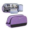 CURMIO Travel Carrying Bag Compatible for ResMed AirMini CPAP Machine and Accessories, Small Travel CPAP Equipment and Supplies Organizer Case, Purple, Bag Only view 1