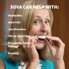 SOVA Aero Night Guard - Pre-Formed, Easy-to-Fit Protection for Teeth Grinding, Clenching - Jaw Pain, Bruxism, TMJ Relief - Odor, Taste Free - Remoldable Up to 20 Times - Non Toxic view 3